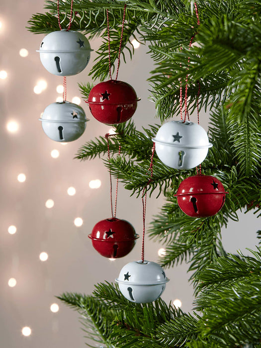 Twelve Red & White Bells