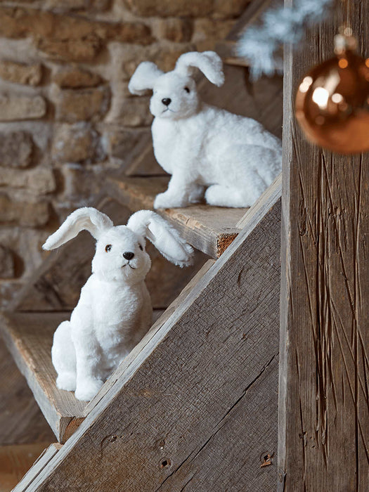 Two Plush Rabbits