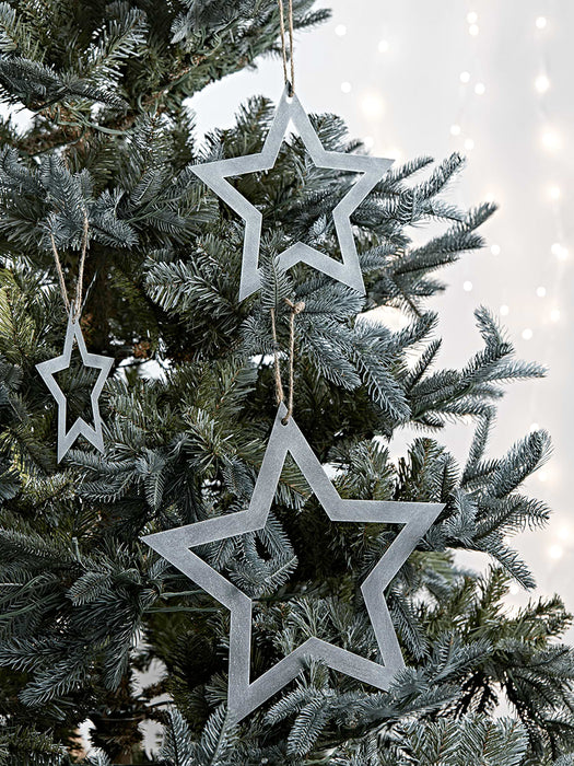 Three Zinc Hanging Stars