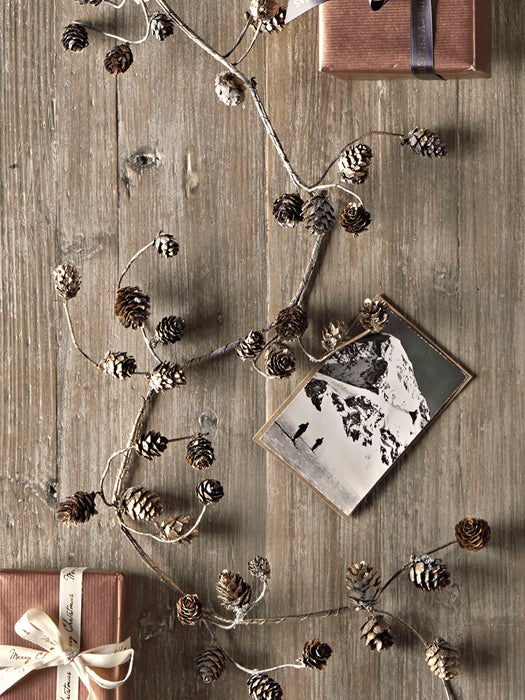 Burnished Pinecone Garland