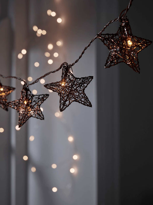 Wired Copper Light Garland