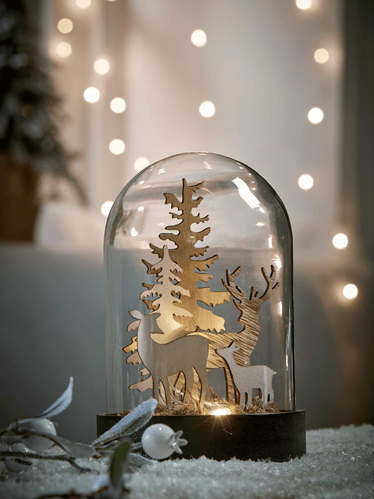 Lit Forest Dome