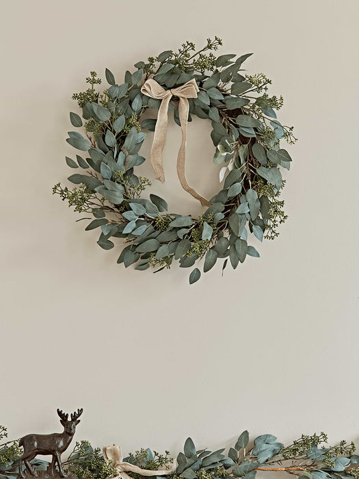Frosted Eucalyptus Mix Wreath