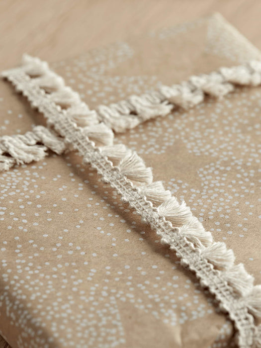 Cream Tassel Ribbon