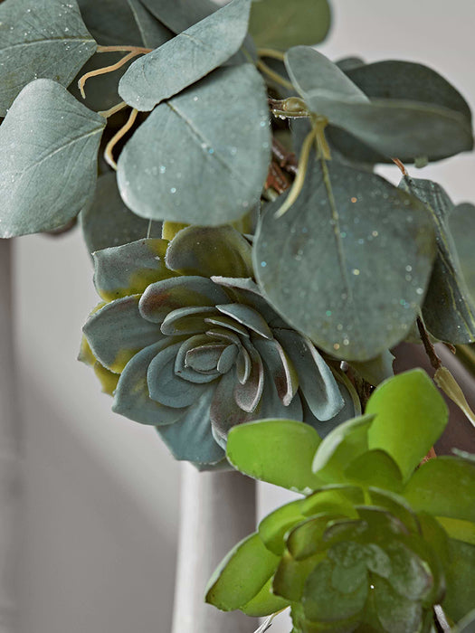 Succulent & Eucalyptus Garland
