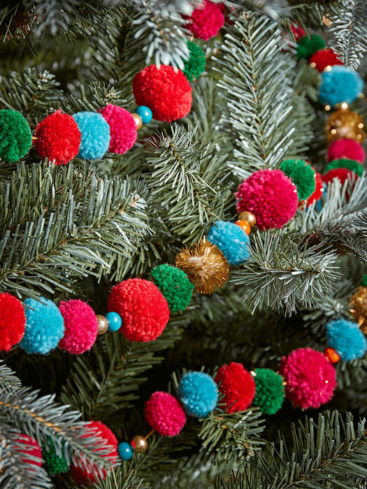 Multi Pom Pom Garland