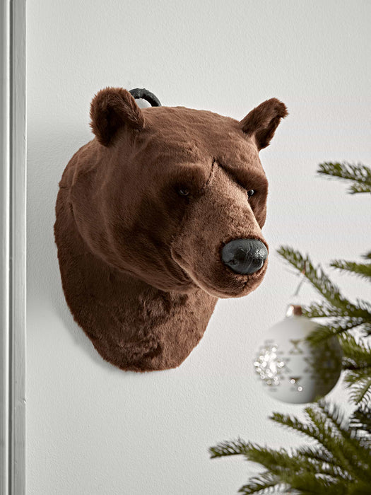 Plush Brown Bear Head