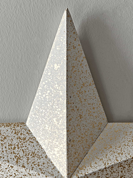 Three Speckled Wooden Stars