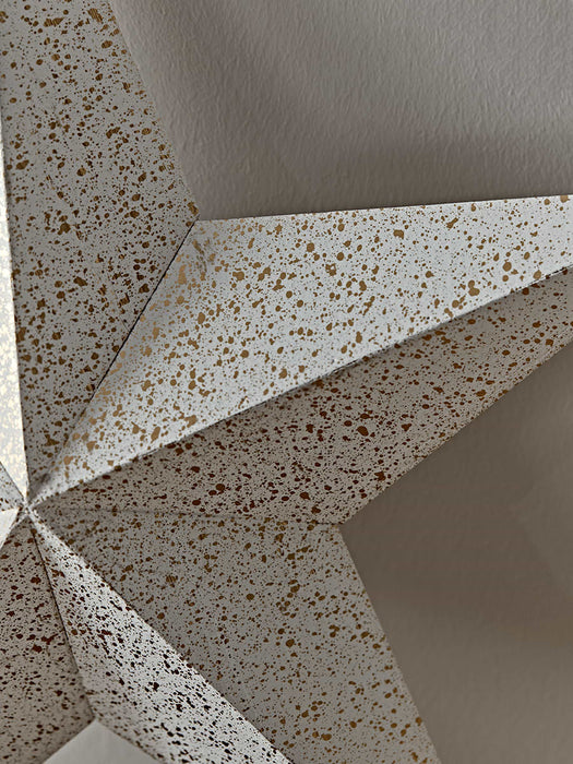 Three Speckled Wooden Stars