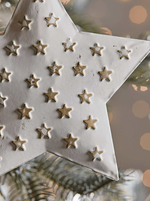 Embossed Hanging Tree & Star
