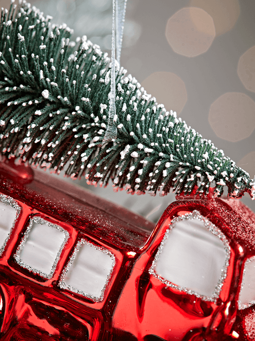 Two Tree Truck Glass Baubles