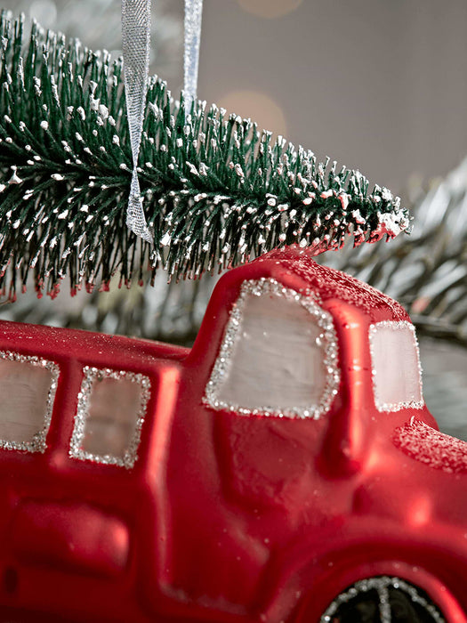Two Tree Truck Glass Baubles