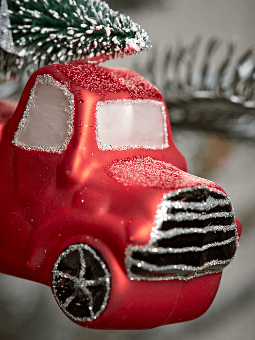 Two Tree Truck Glass Baubles