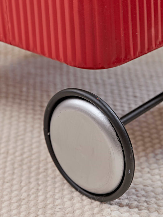 Metal Present Cart - Red