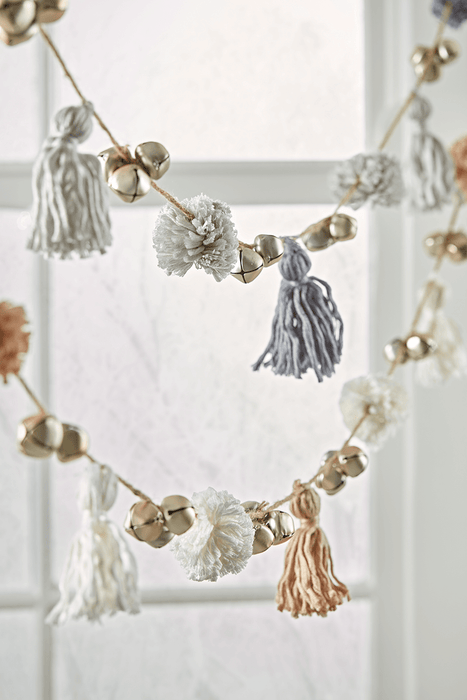 Two Pom Pom Tassel Garlands