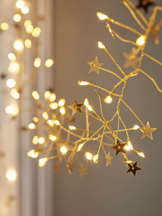 Golden Stars String Lights