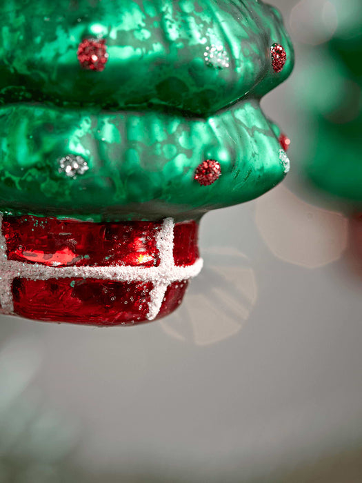 Two Vintage Style Baubles - Trees