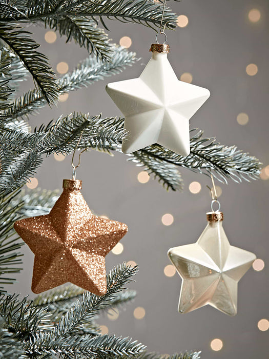 Three Golden Glass Stars