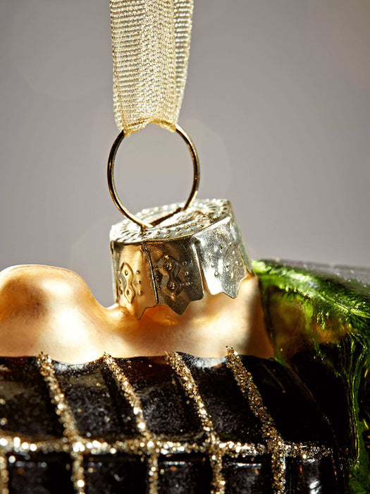 Twelve Train Glass Baubles