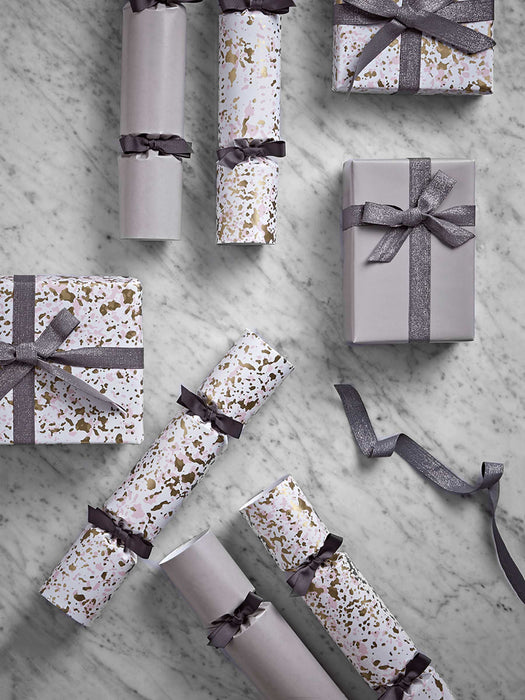 Blush Speckle Reversible Wrapping Paper