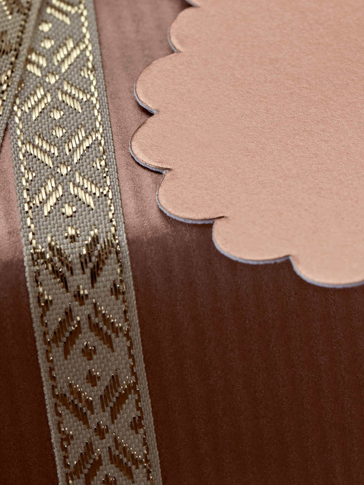 Slim Navajo Ribbon - Cream