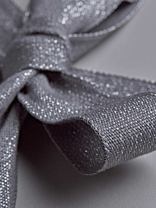 Metallic Grey Ribbon
