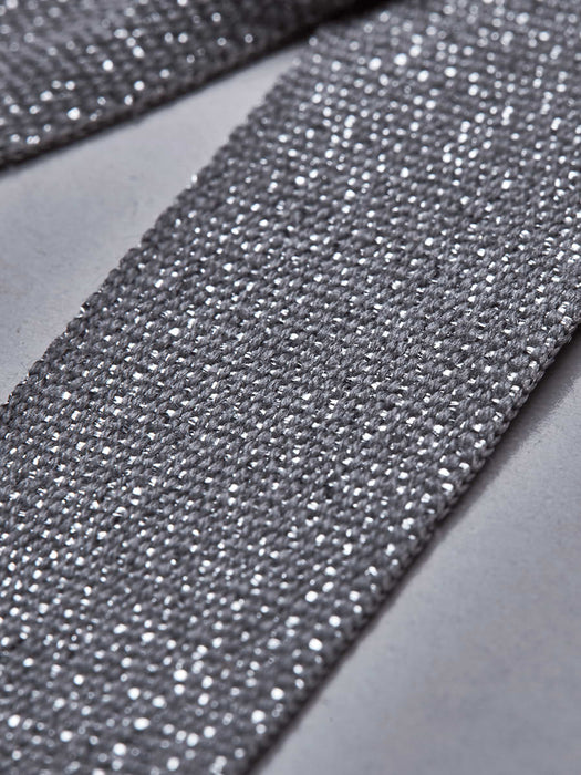 Metallic Grey Ribbon