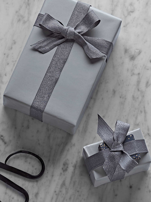 Metallic Grey Ribbon