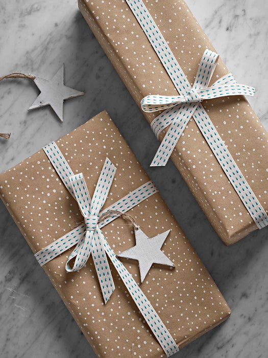 Stitched Ribbon - Blue