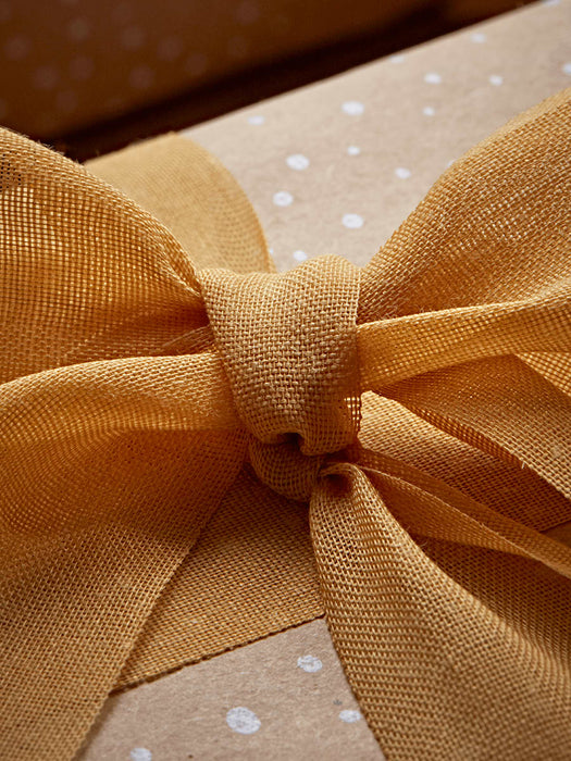 Wide Matte Ribbon - Mustard