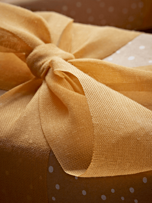 Wide Matte Ribbon - Mustard