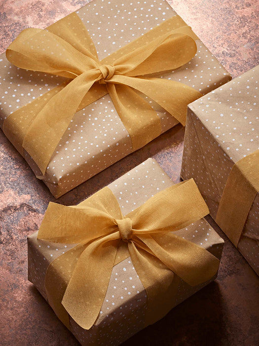 Wide Matte Ribbon - Mustard