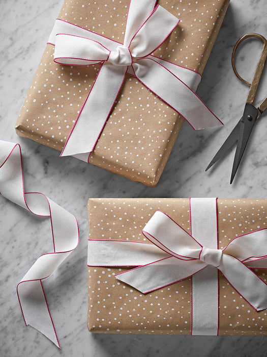 Contrast Edge Ribbon - Hot Pink