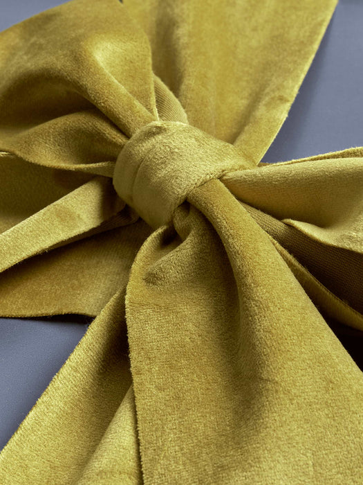 Wide Velvet Ribbon - Gold