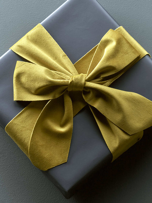 Wide Velvet Ribbon - Gold