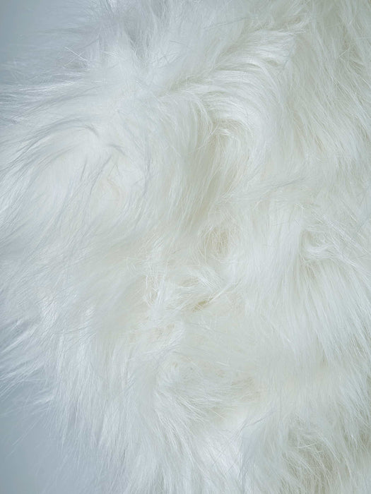 Faux Fur Stocking - White