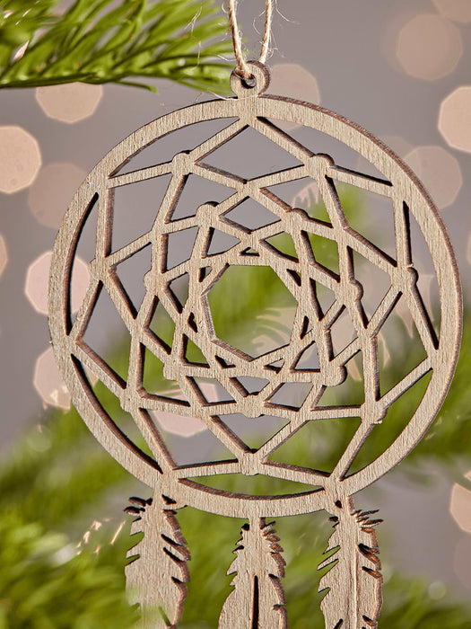 Nine Wooden Dreamcatchers