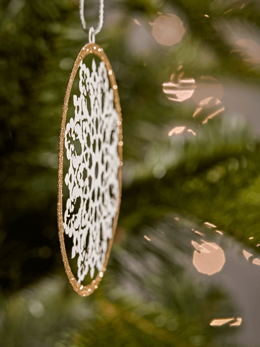Eighteen Filigree Snowflakes