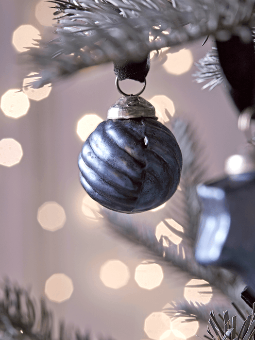 Mini Glass Bauble Box - Blue