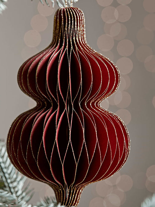 Four Origami Baubles