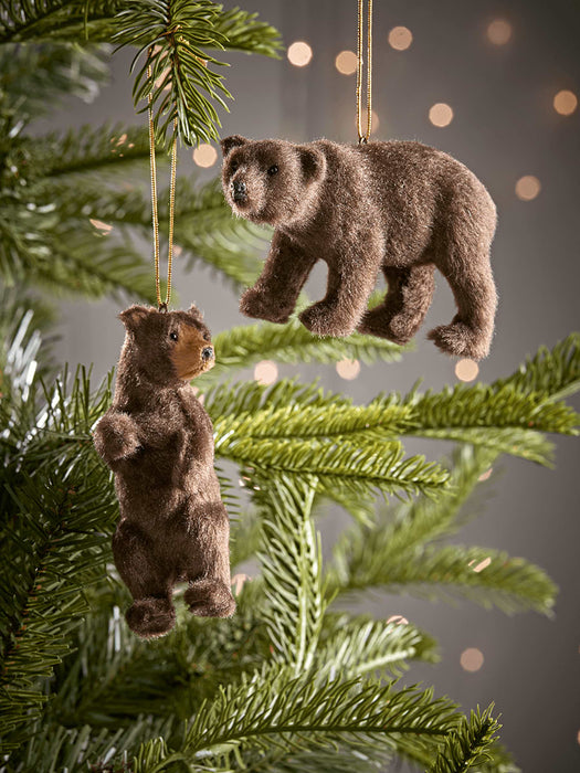 Four Hanging Brown Bears