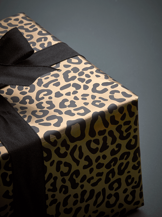 Golden Leopard Wrapping Paper