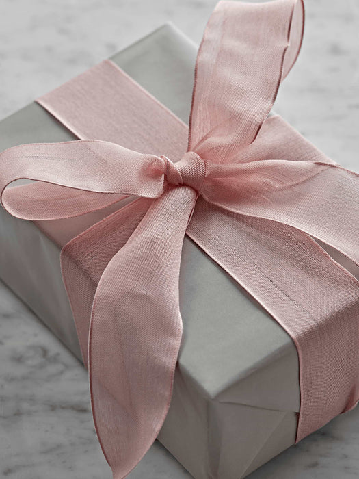 Voile Wired Ribbon - Vintage Rose