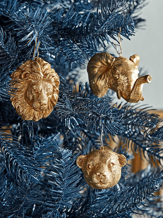 Golden Leopard Head