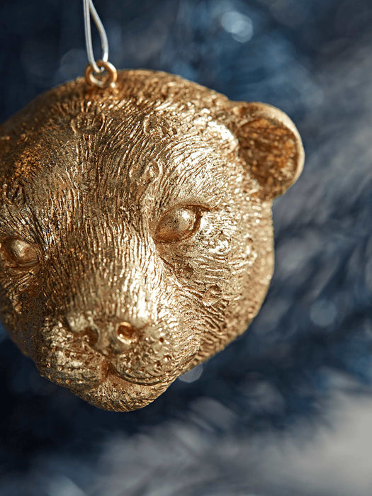 Golden Leopard Head