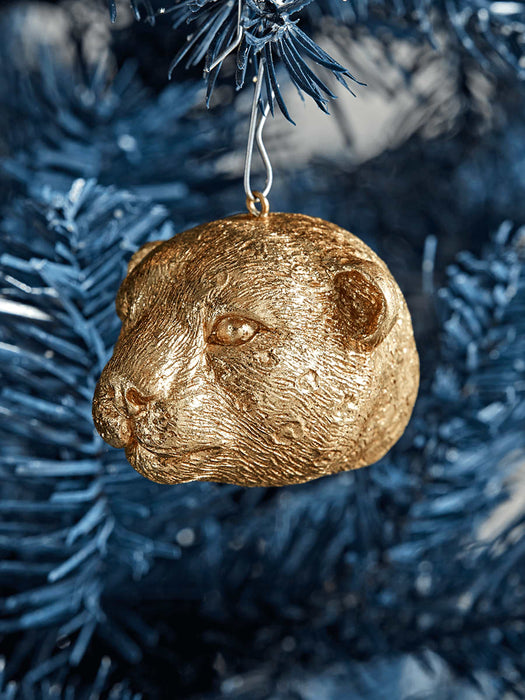 Golden Leopard Head