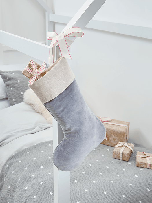 Velvet Stocking - Grey