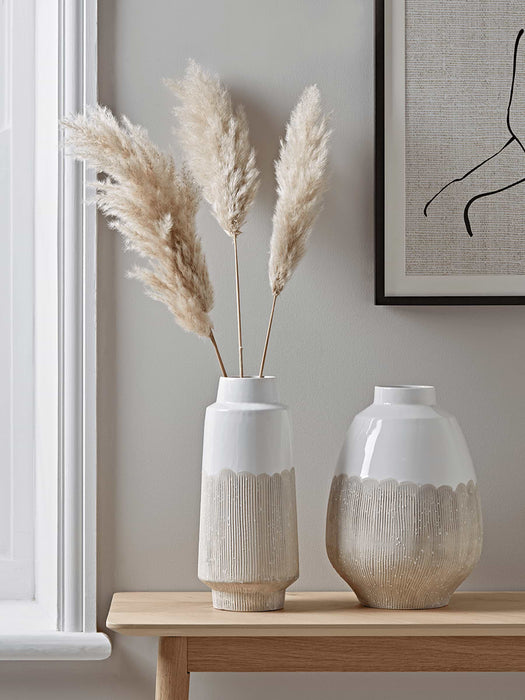 Resist Glaze Vase - Slim