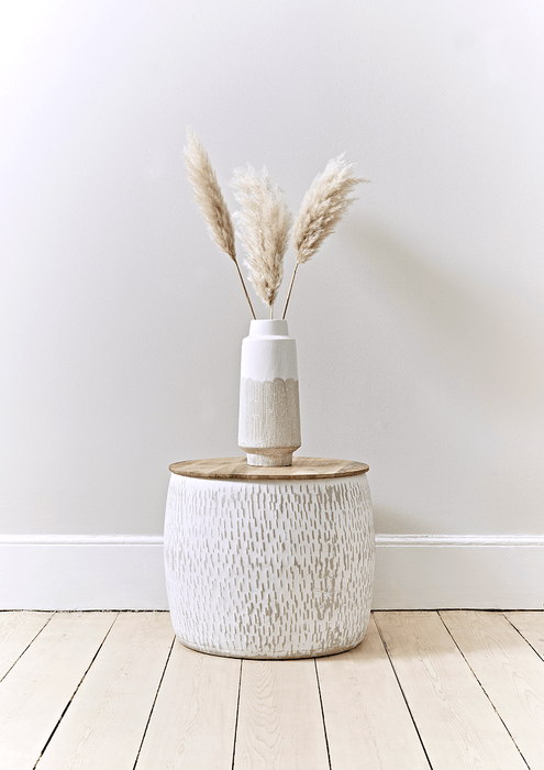 Resist Glaze Vase - Slim