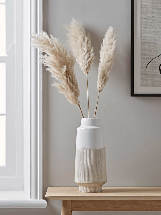 Resist Glaze Vase - Slim